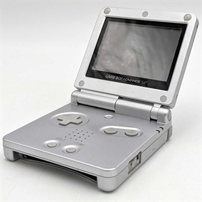 Gameboy Advance SP - Model AGS-001 - Platinum - Konsol - SNR XEH18237452 (B Grade) (Genbrug)